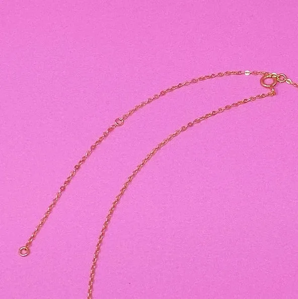 Finest Shine Initial Sterling Silver Necklace
