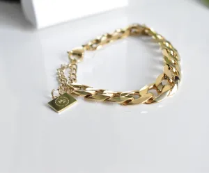 Flat Cuban Chain Anklet