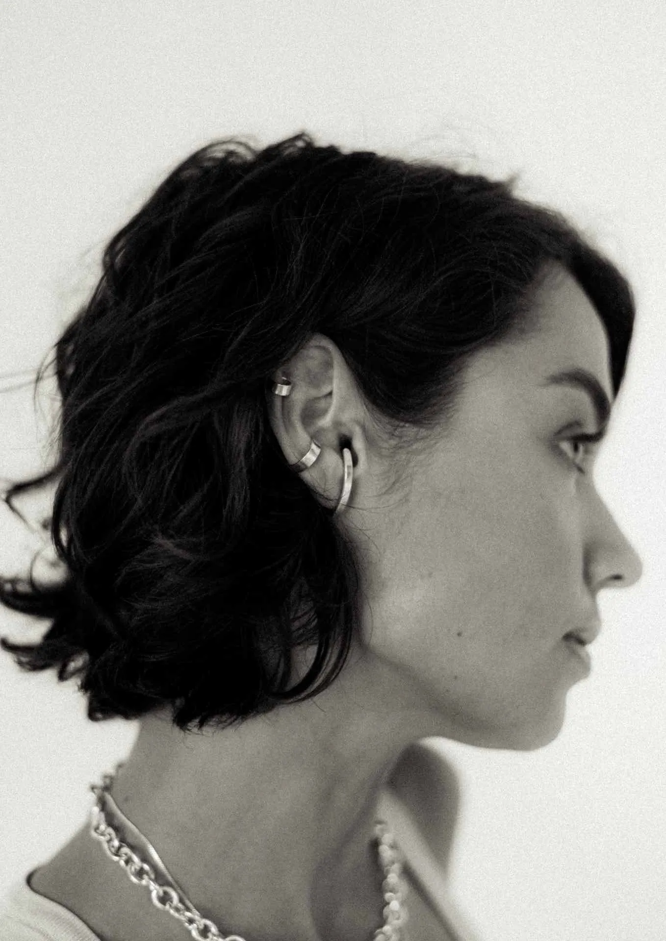 Flat Ear Cuff Silver