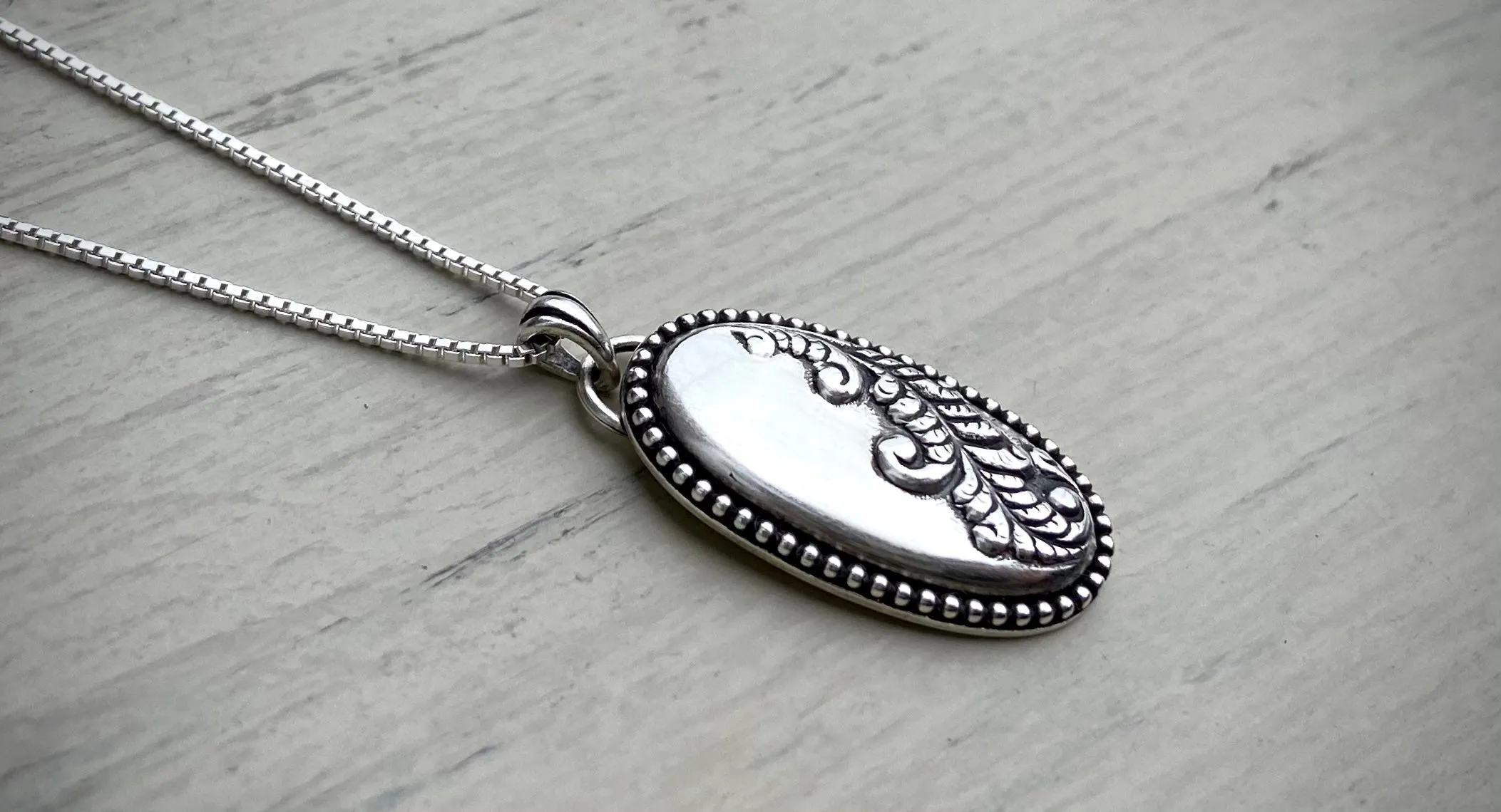 Flourish Shadowbox Pendant