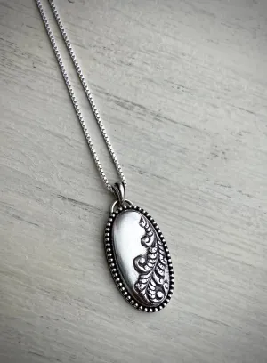 Flourish Shadowbox Pendant