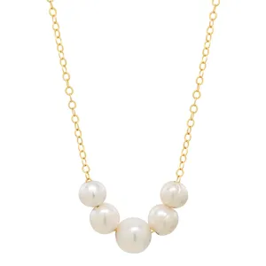 Flowing Pearl Necklace
