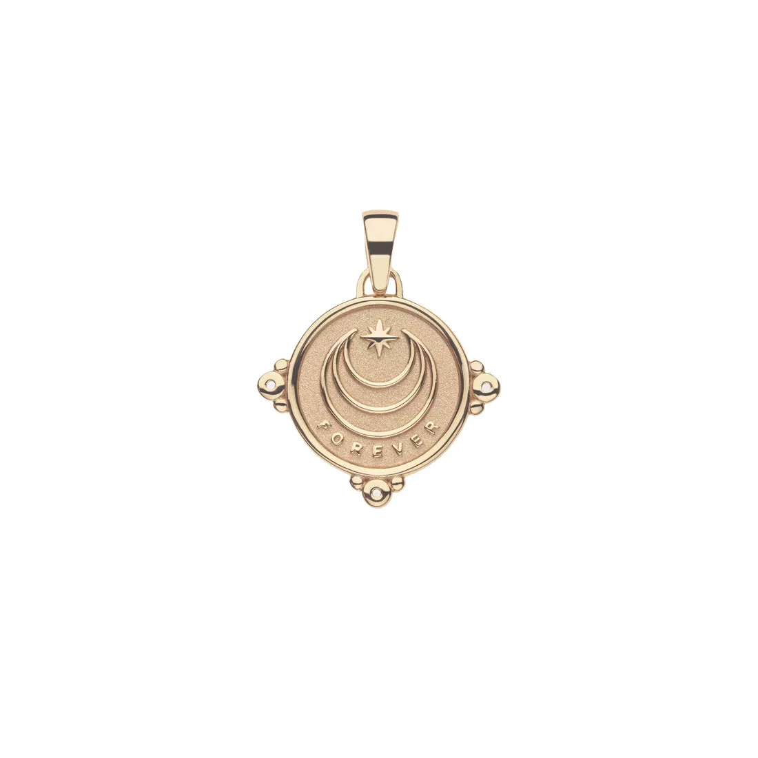 Forever Petite Embellished Coin Necklace