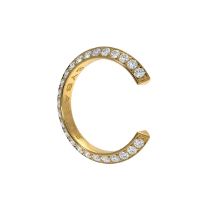 Fortune Ear Cuff In Yellow Gold