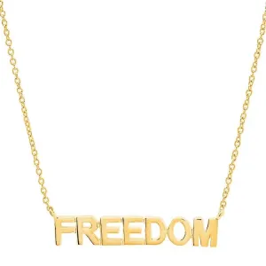FREEDOM NECKLACE, GOLD