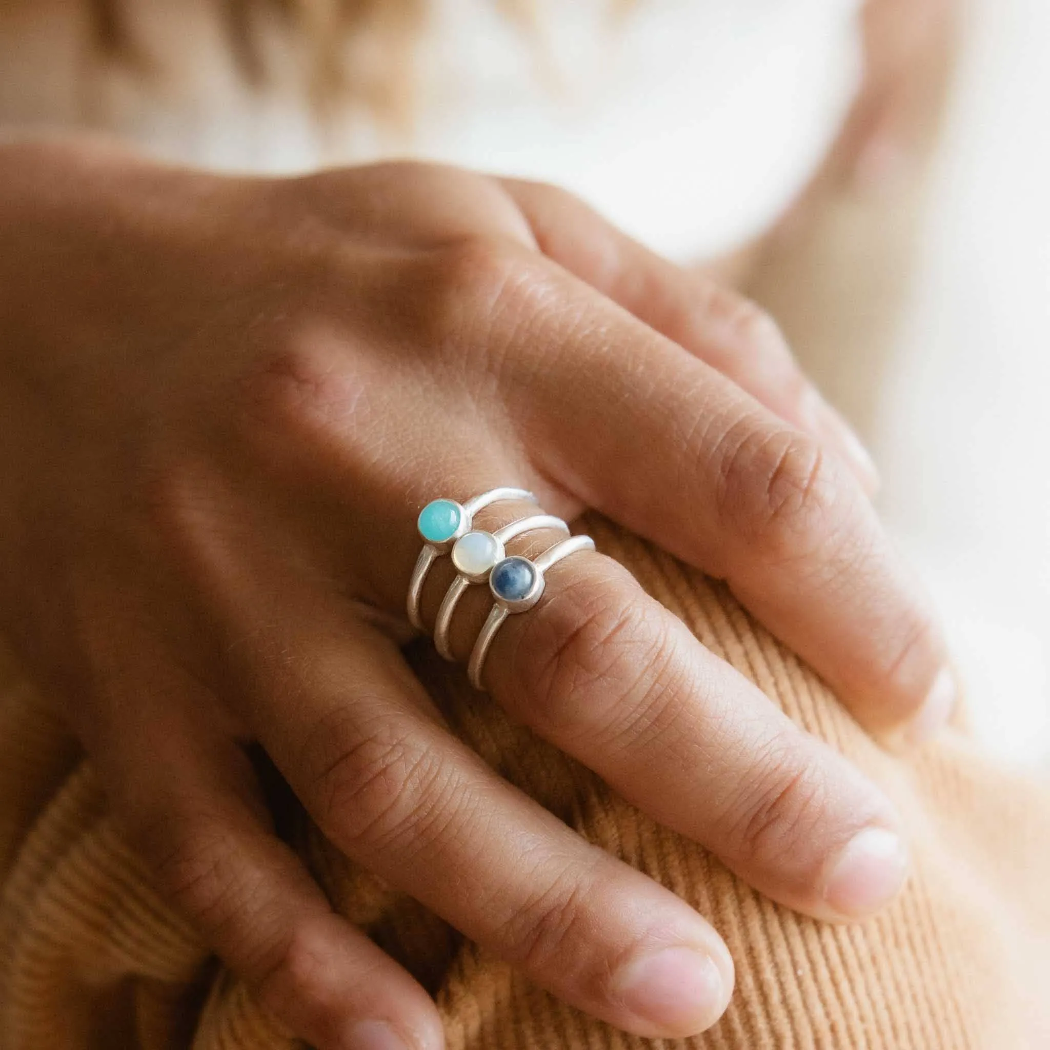 Gemstone Adjustable Ring, Gemstone Ring, Gift For Her, Boho