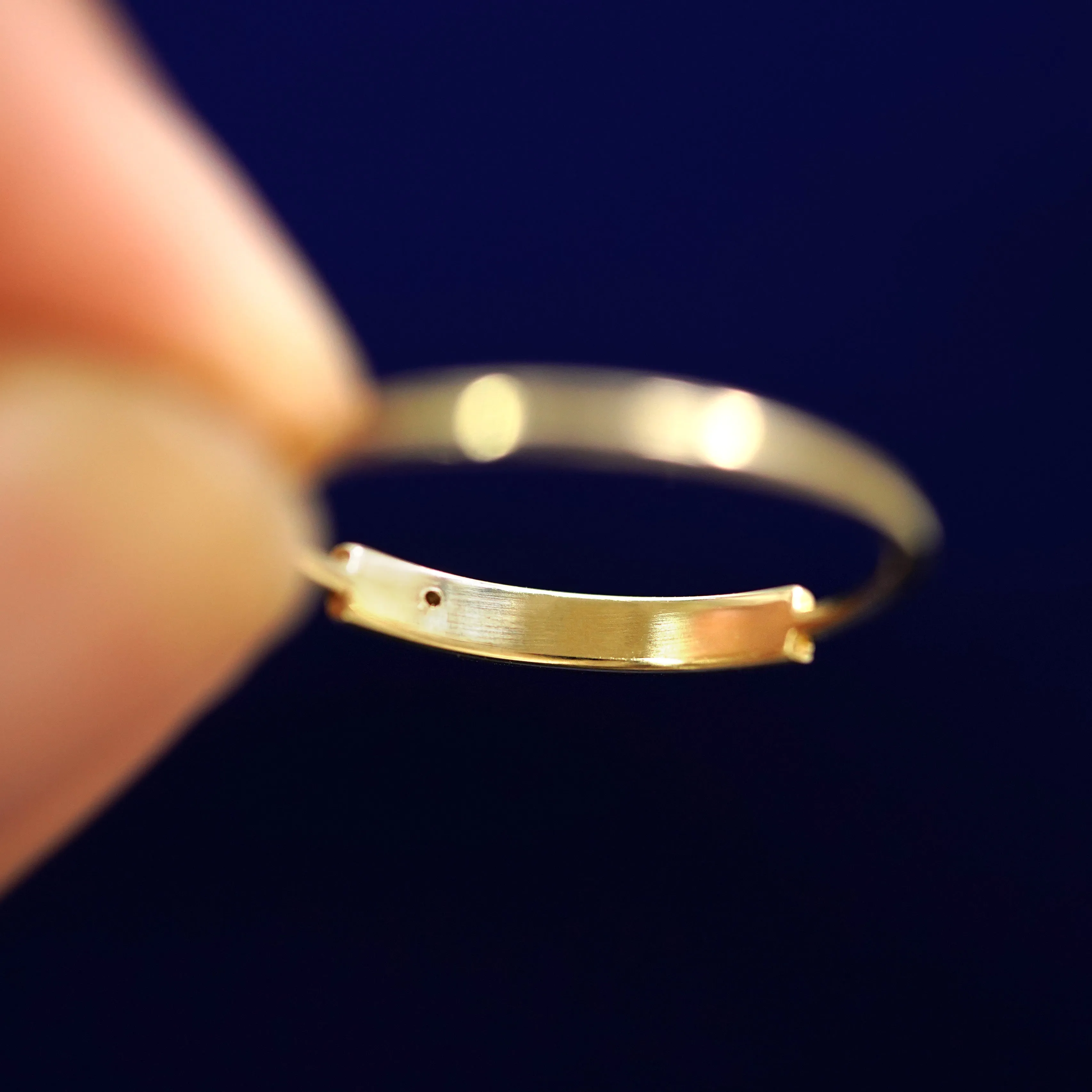 Gemstone Bar Ring