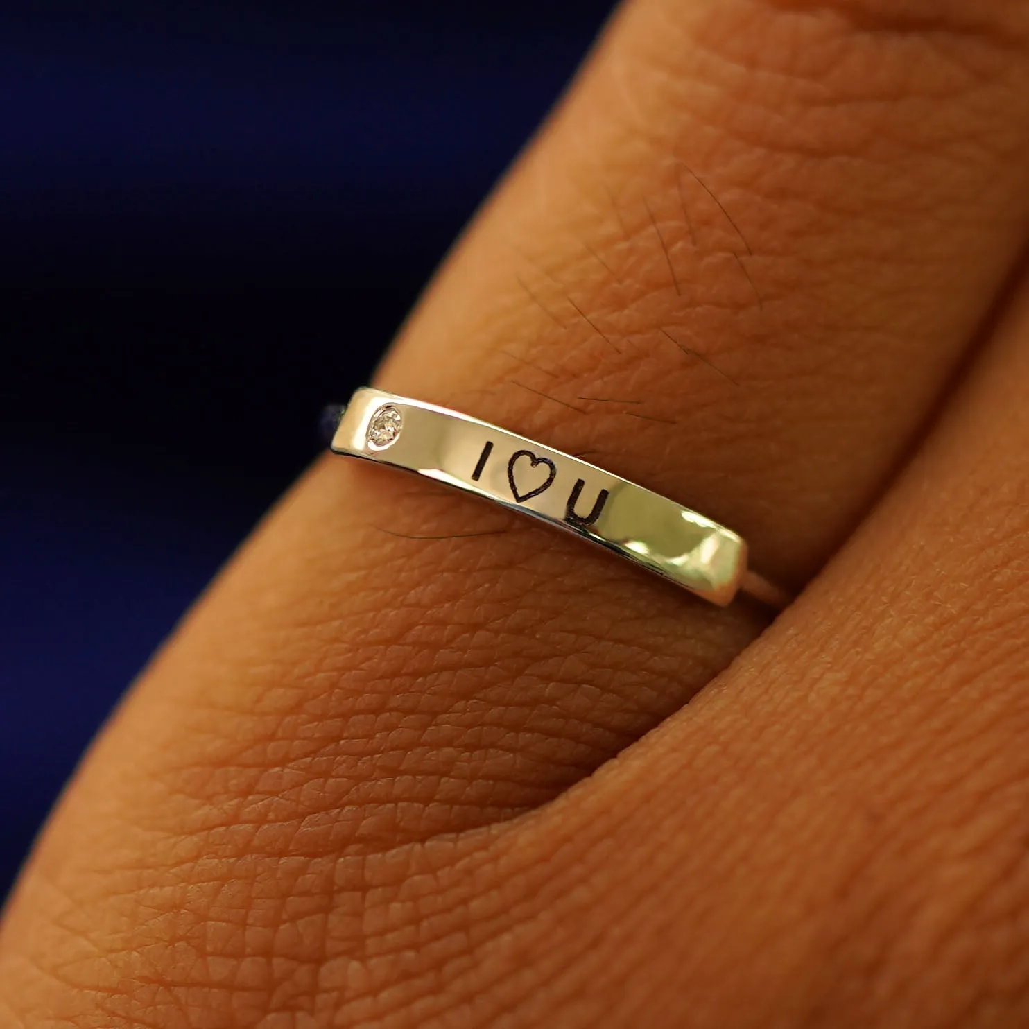 Gemstone Bar Ring