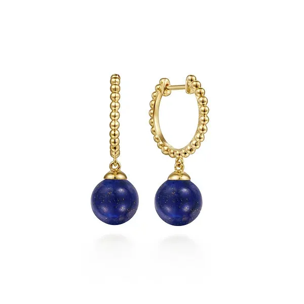 Gemstone Bujukan Huggie Drop Earrings