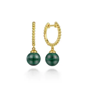 Gemstone Bujukan Huggie Drop Earrings