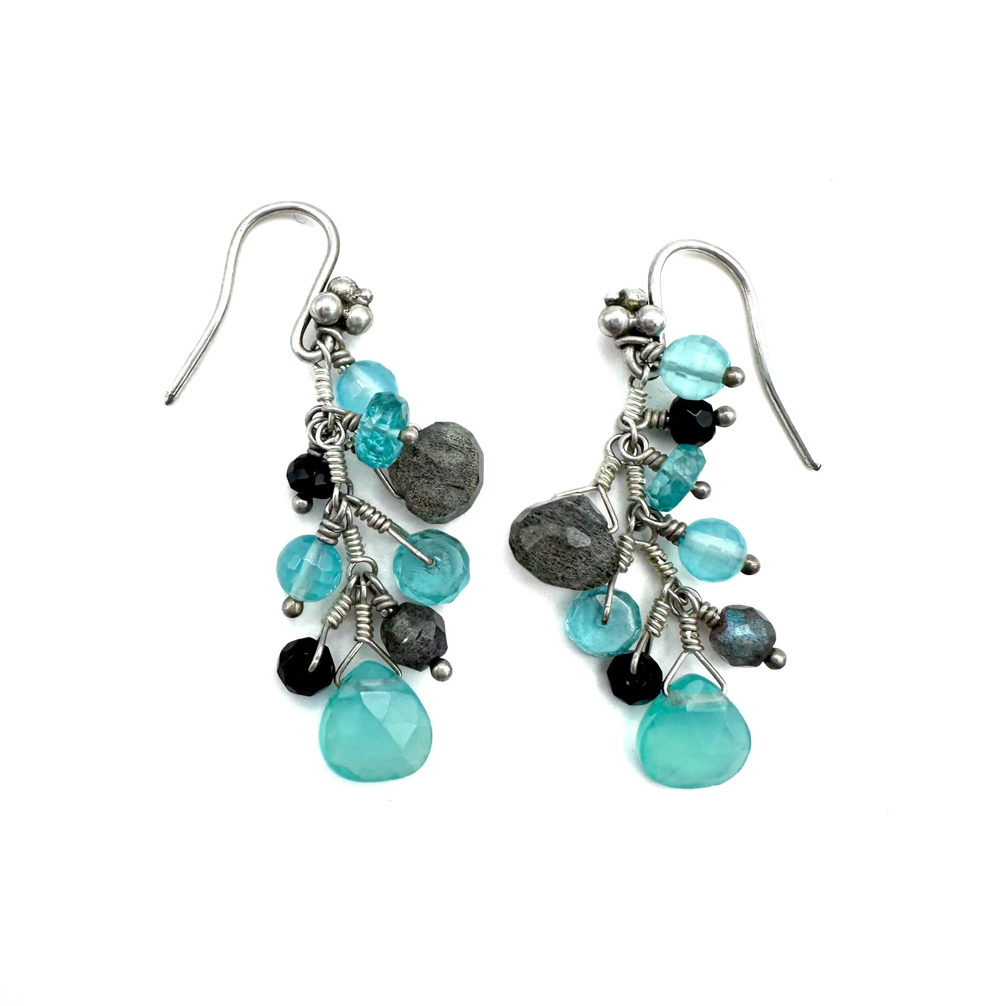 Gemstone Earrings by Laura Gibson