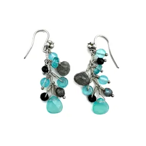 Gemstone Earrings by Laura Gibson