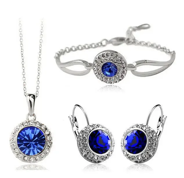 Gemstone jewelry set