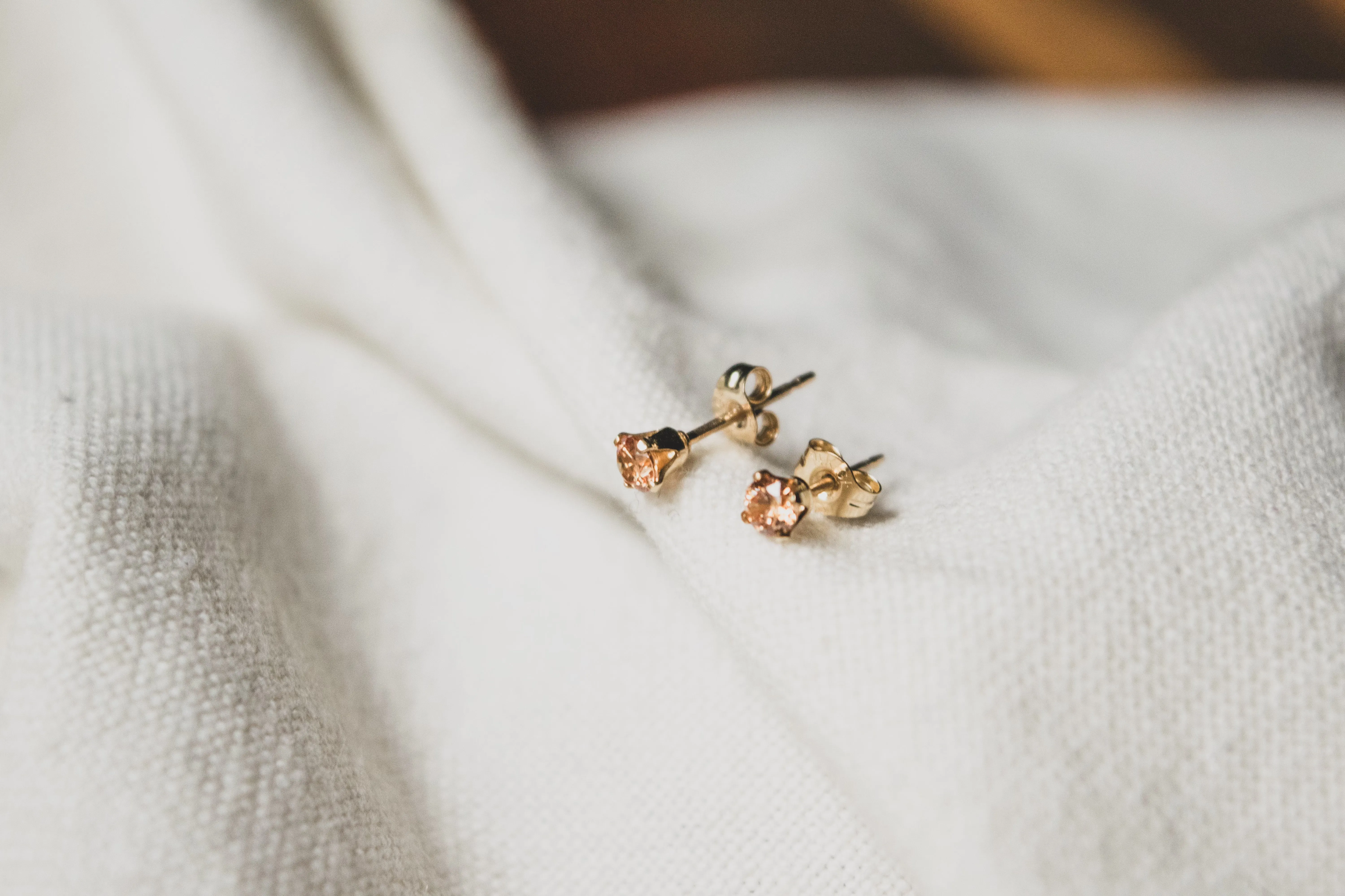 Gemstone Stud Earrings