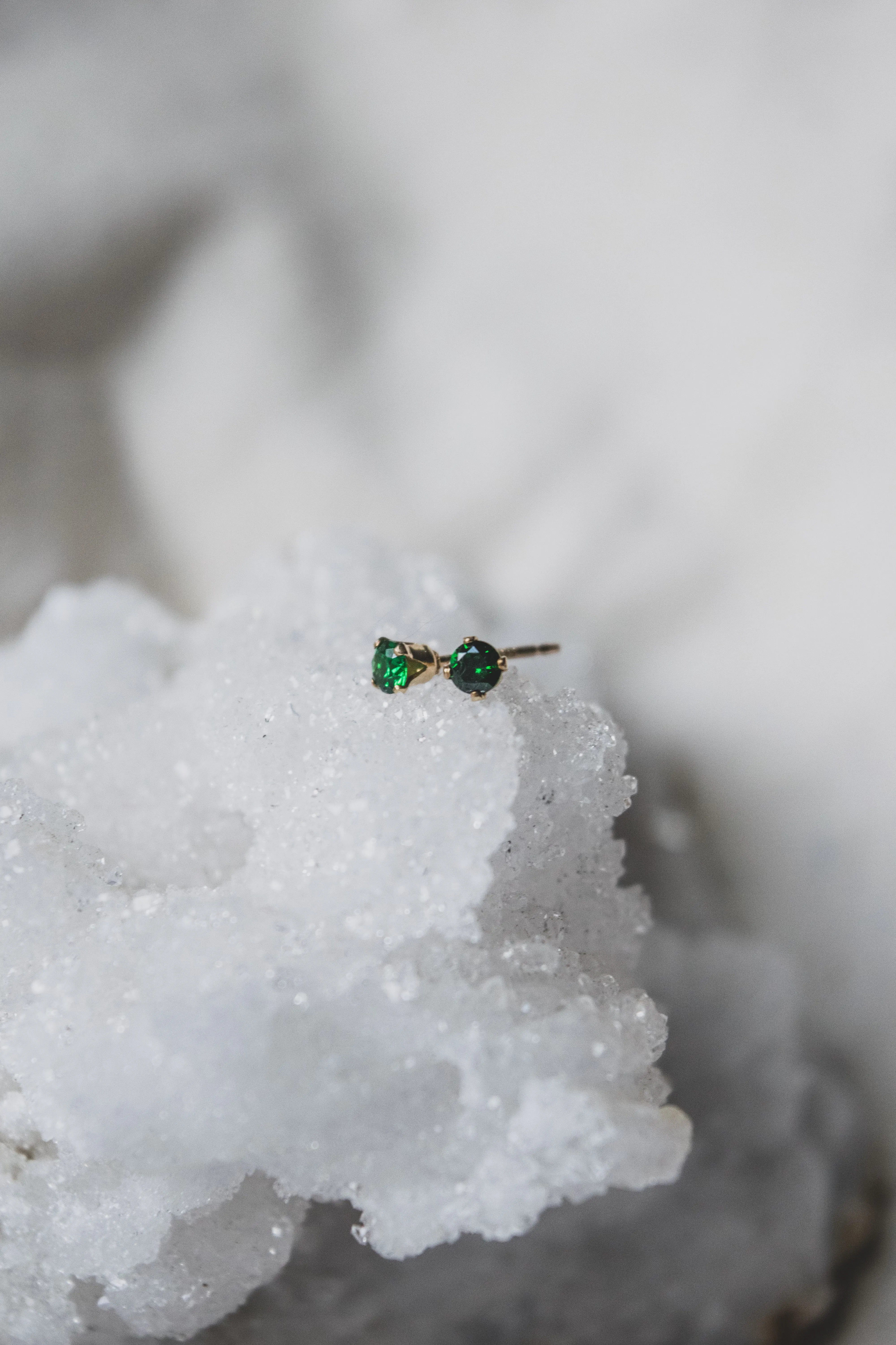 Gemstone Stud Earrings