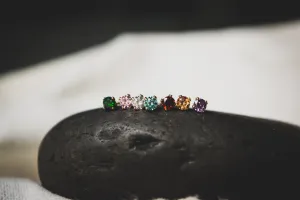 Gemstone Stud Earrings