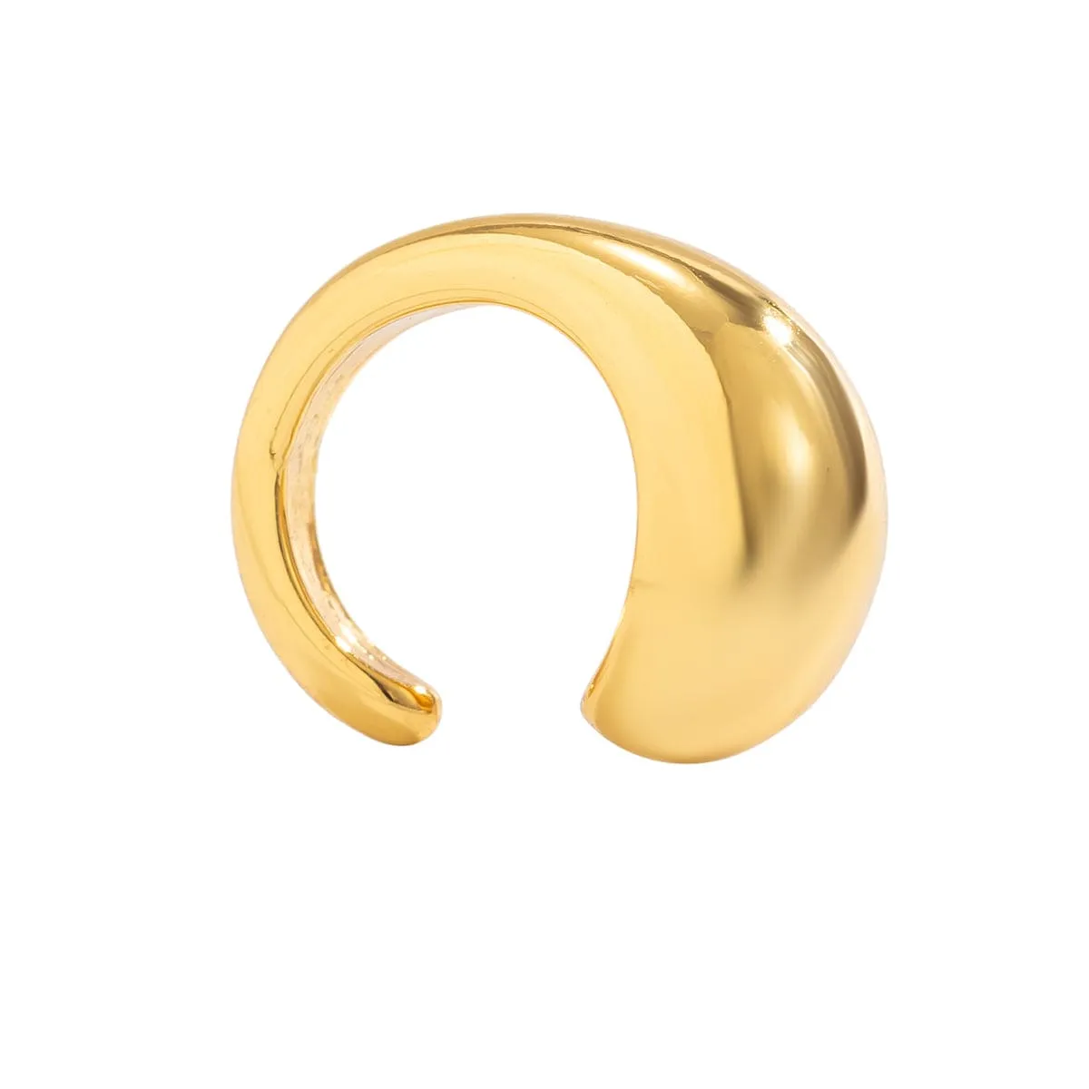 Geometric Gold Silver Plated Ear Cuff Earrings