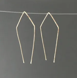 Geometric Pull Through Earrings