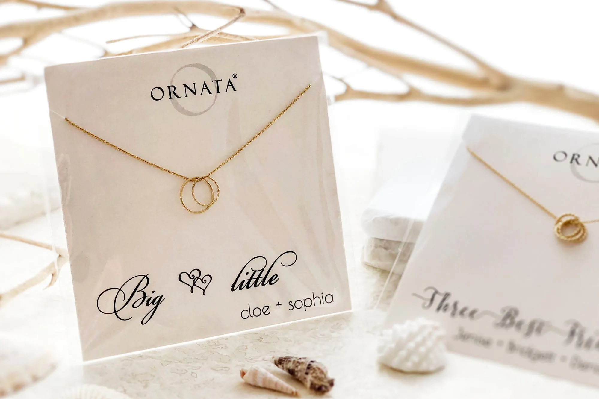 Gold Filled “Two Best Friends" Necklace | Small | Friends & Sisters