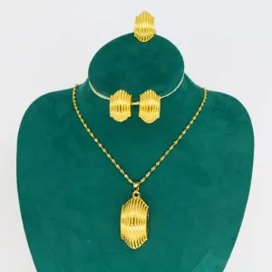 Gold Habesha jewelry sets