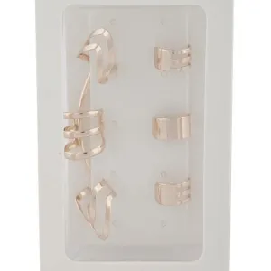 Gold Mixed Ear Cuff Pack