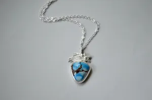 Golden Hill Turquoise Shooting Star Necklace OOAK