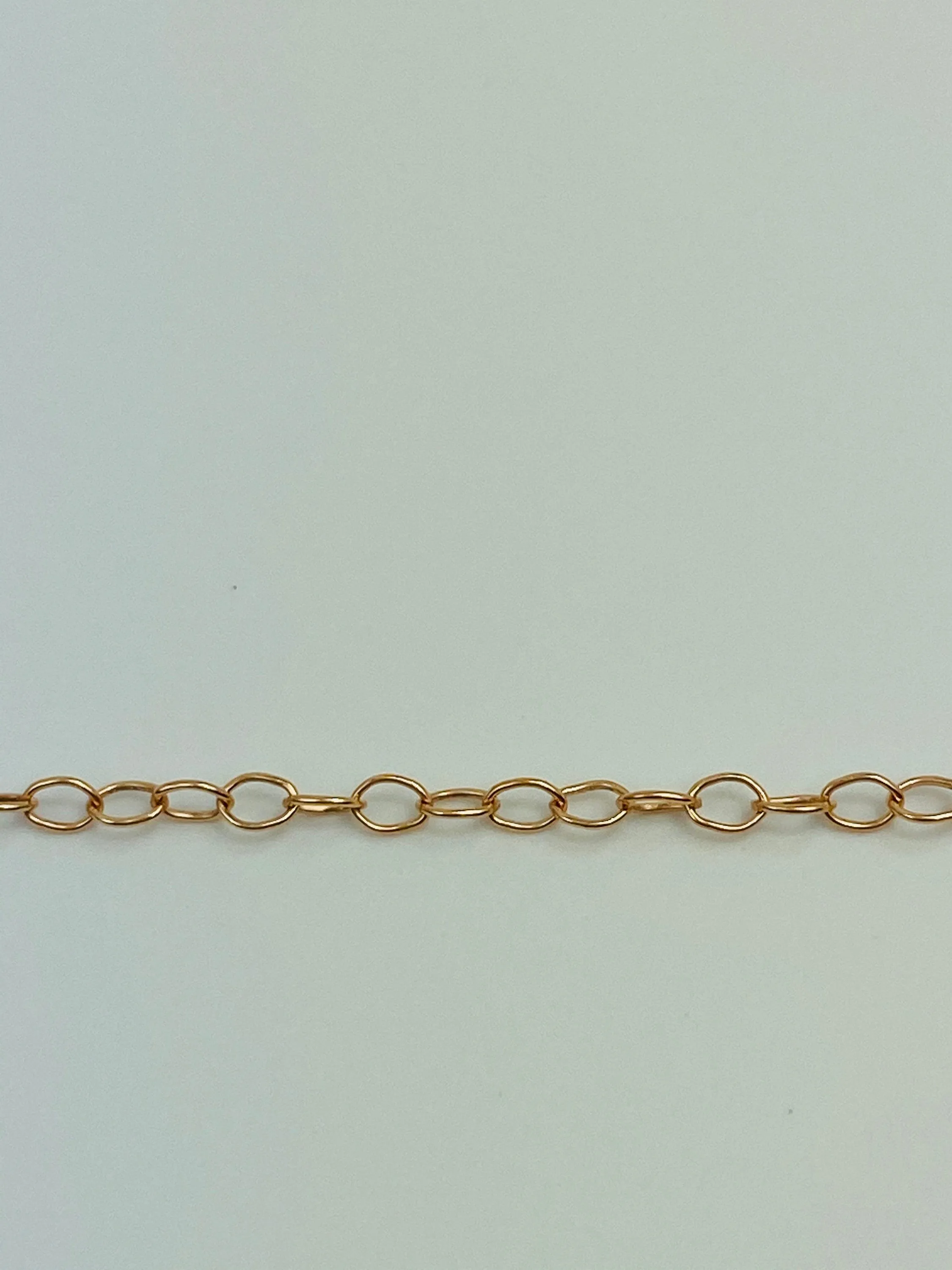Gorgeous 14K Rose Gold Filled 1512 Cable Chain (2.2mm) Sku# 4812538S35