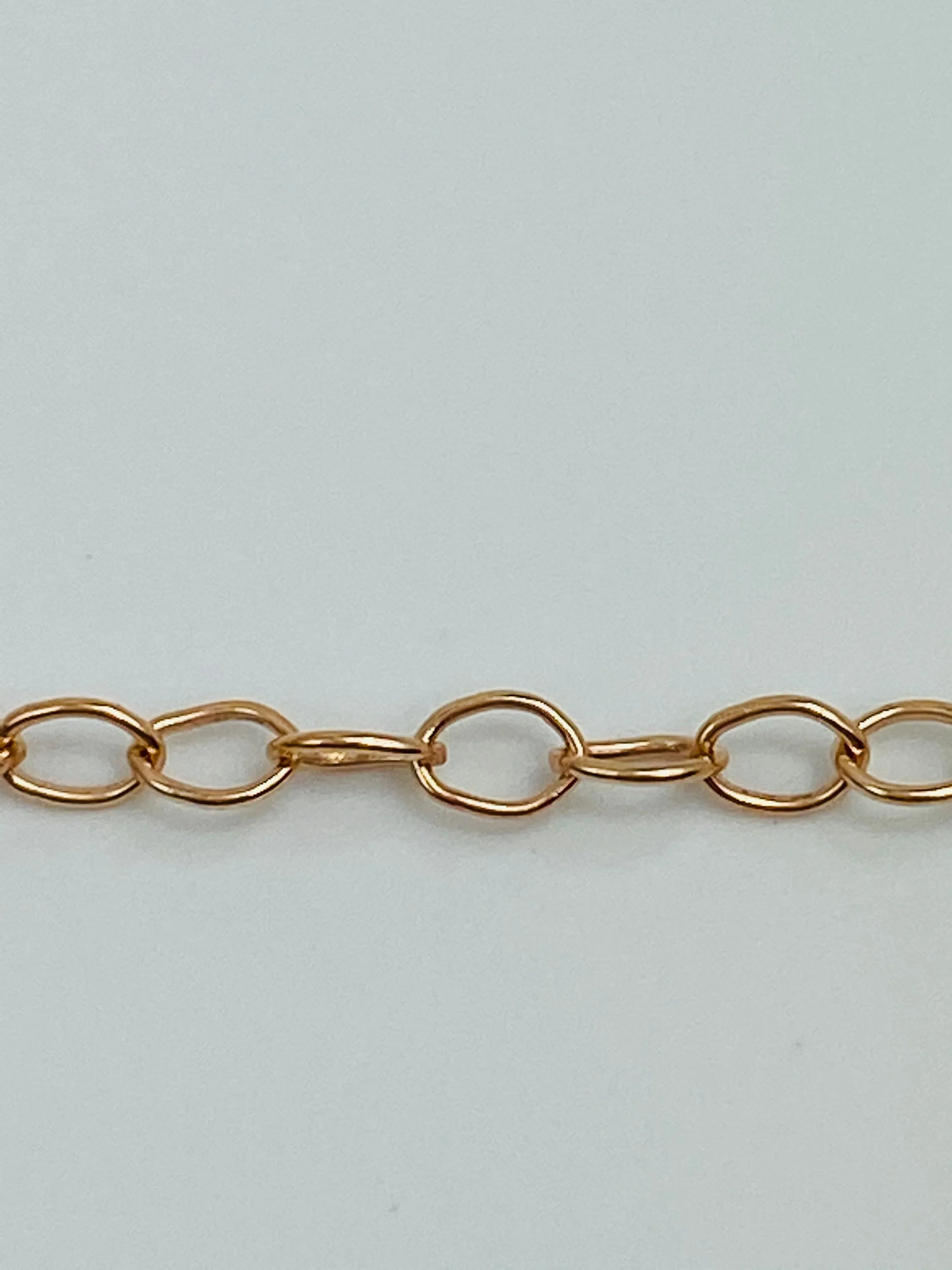 Gorgeous 14K Rose Gold Filled 1512 Cable Chain (2.2mm) Sku# 4812538S35