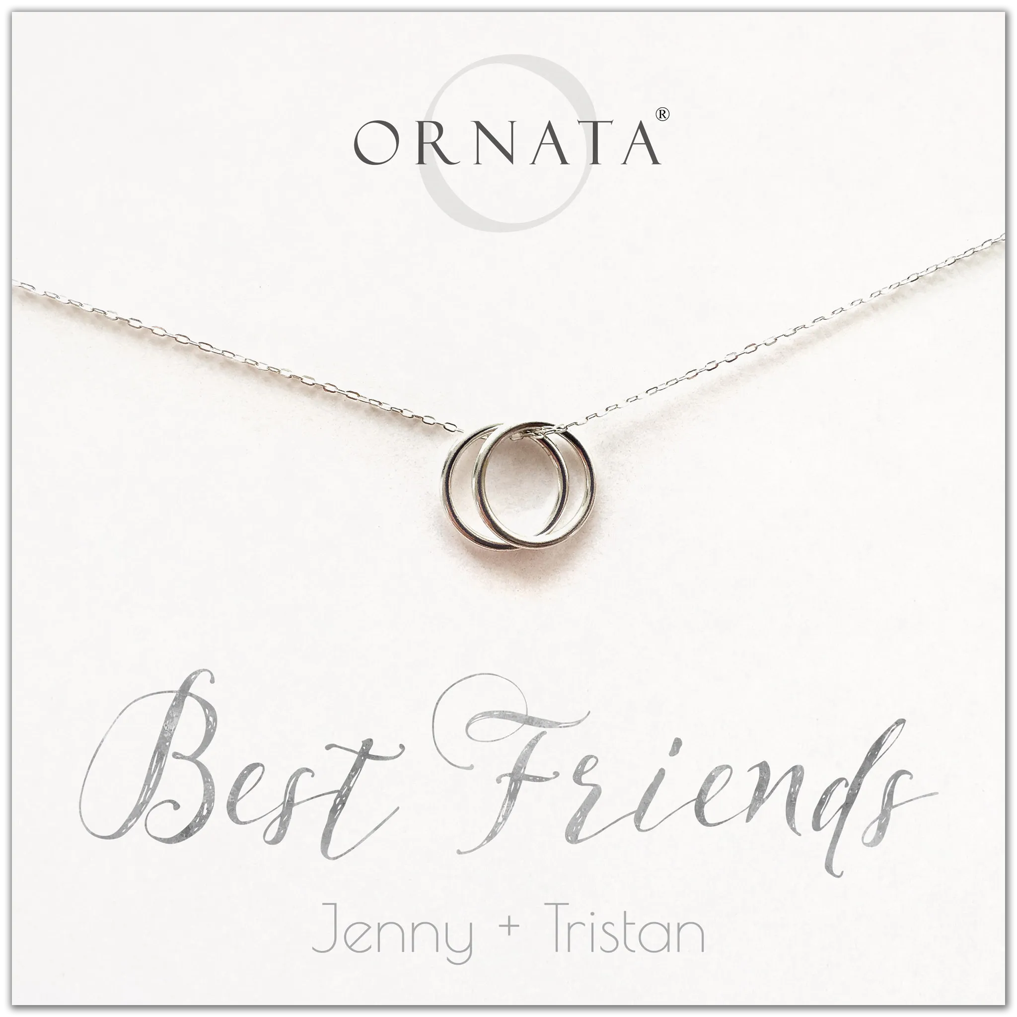 Graduation Gifts | Friends Gifts | Best Friends Sterling Silver Necklace - Personalized