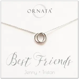 Graduation Gifts | Friends Gifts | Best Friends Sterling Silver Necklace - Personalized