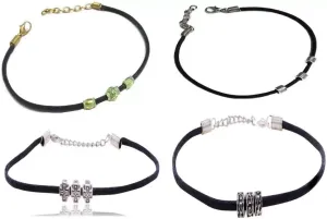 Gurjari Jewellers Thread Anklet Cotton Dori Anklet (Pack of 4)