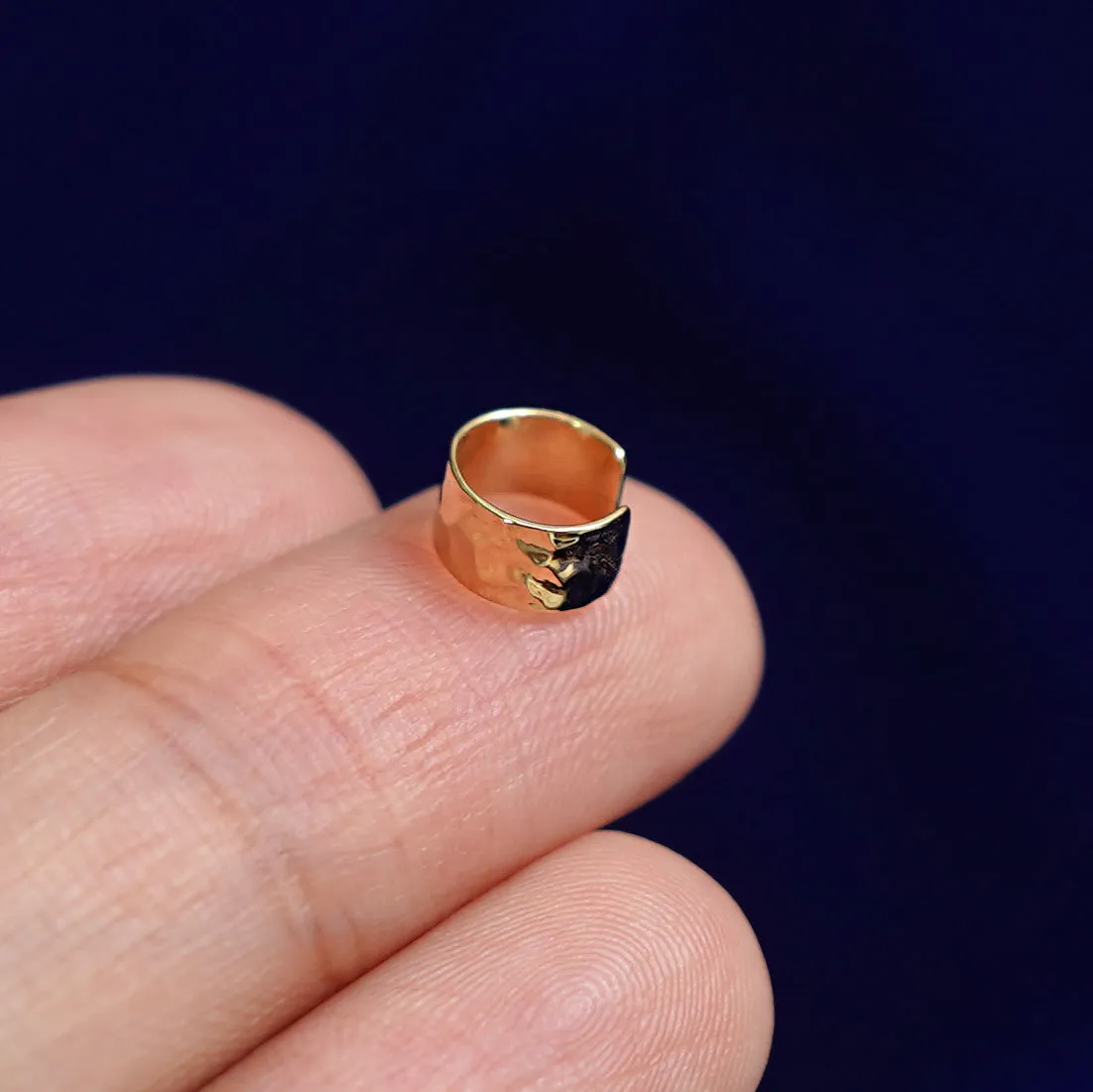 Hammered Wide Cuff