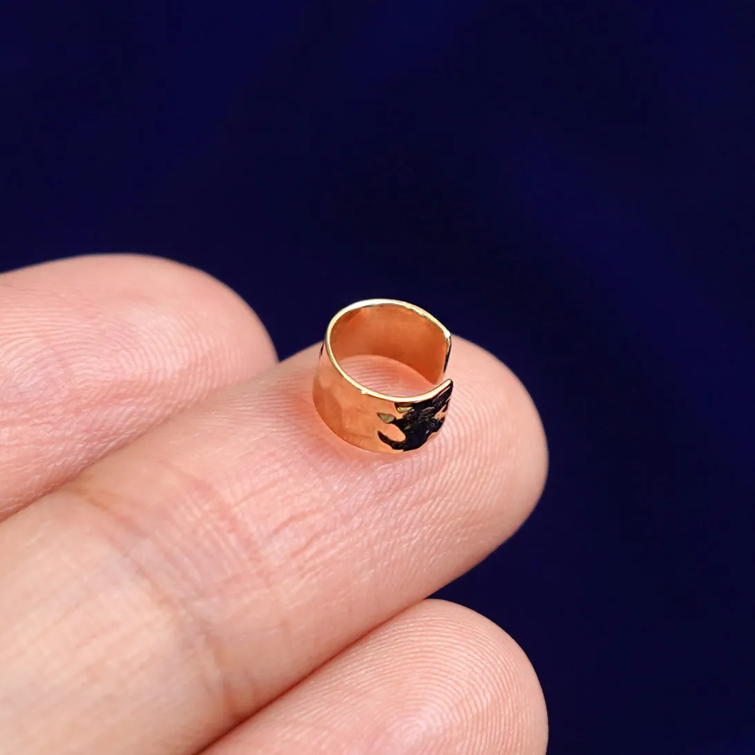 Hammered Wide Cuff