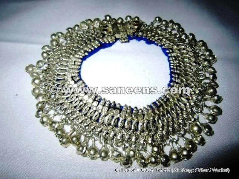 Handmade Afghan Anklet Pair