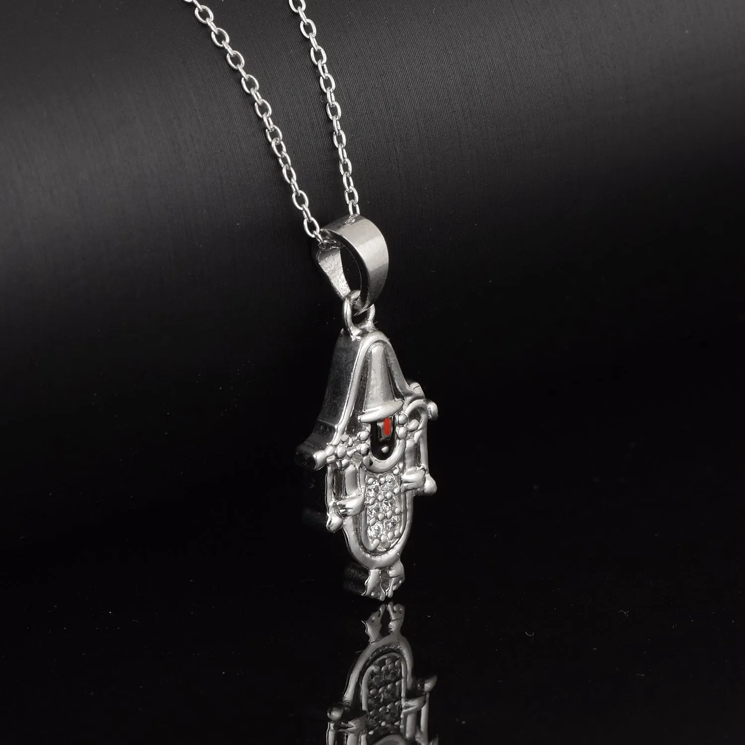 Handmade Jewelry 925 Sterling Silver Traditional Religious Tirupati Balaji Pendant