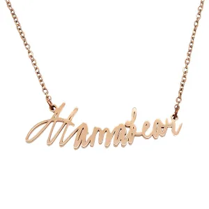 Handwritten Personalized Name or Word Necklace