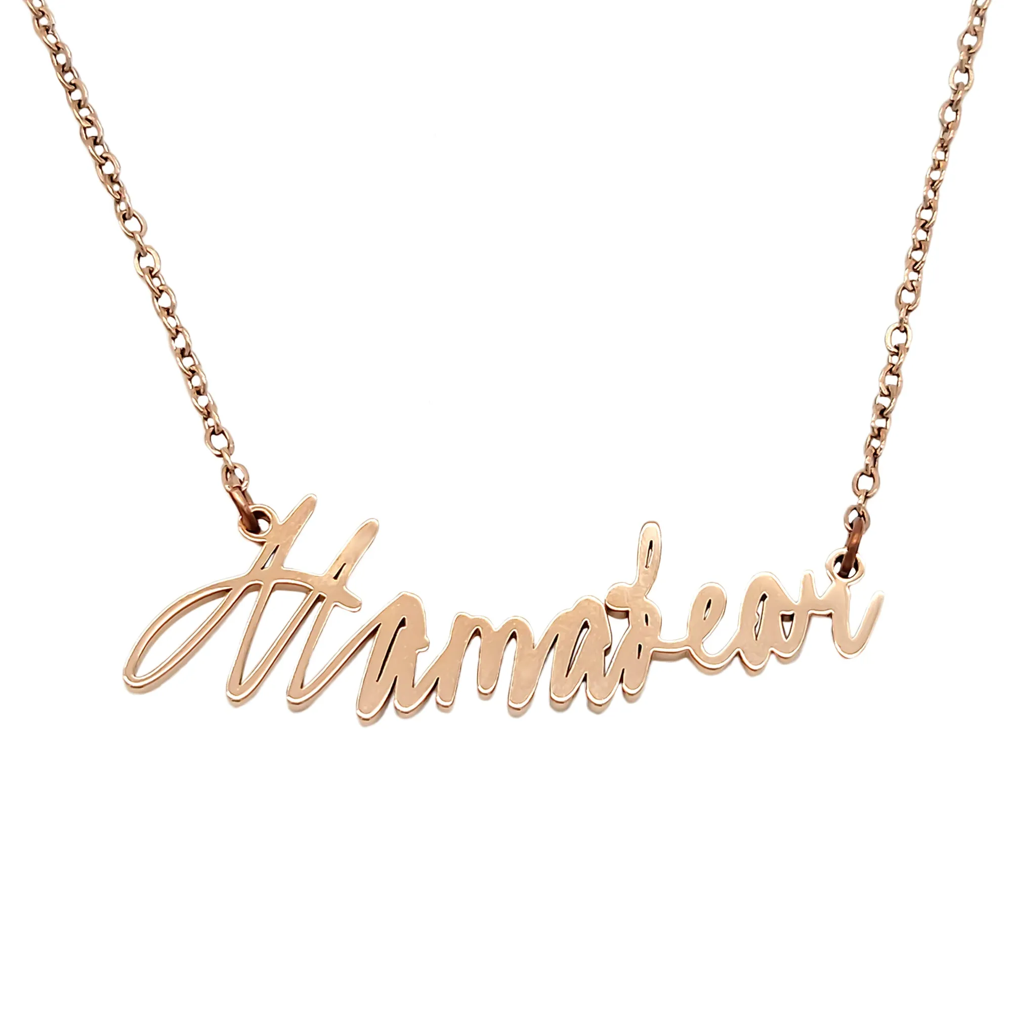 Handwritten Personalized Name or Word Necklace