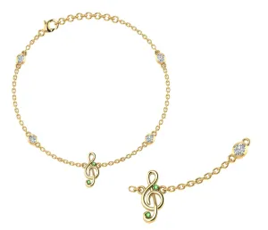 Harmony Sterling Silver Anklet