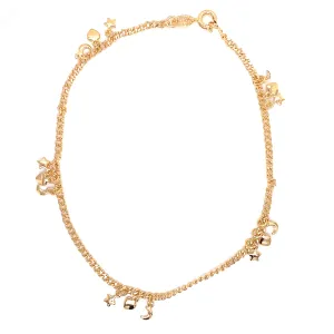Heart Moon Star Anklet