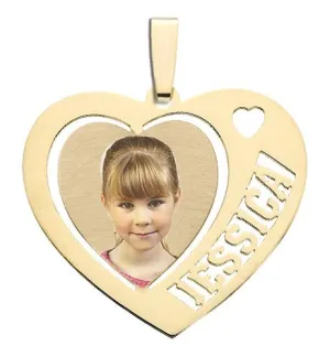 Heart with One Name Pierced Jewelry