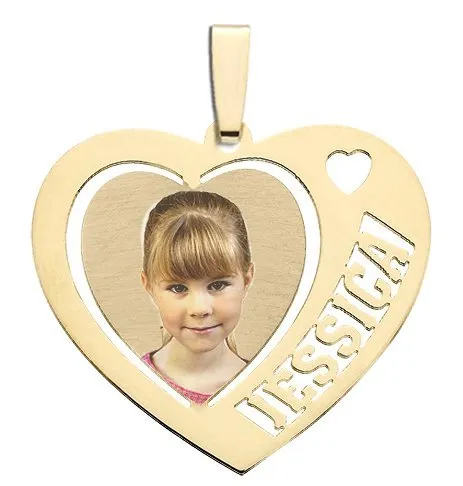 Heart with One Name Pierced Jewelry