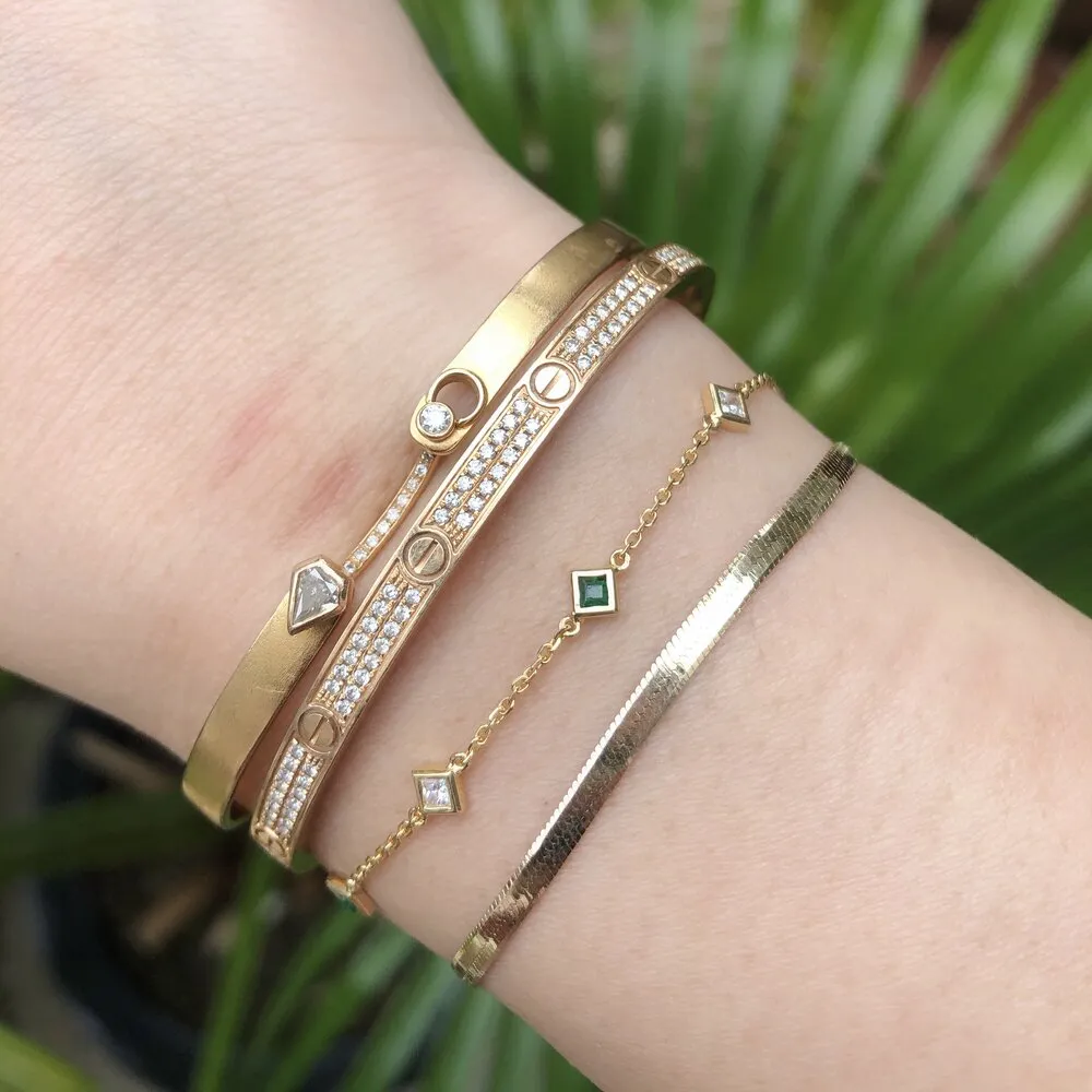 Herringbone Chain Bracelet