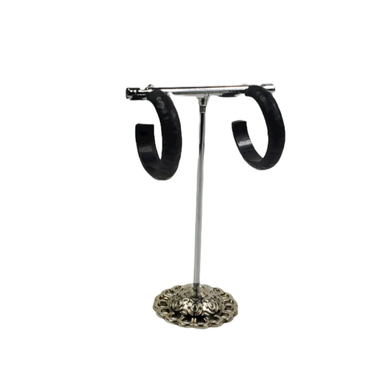 Hoop Earrings Small - Black