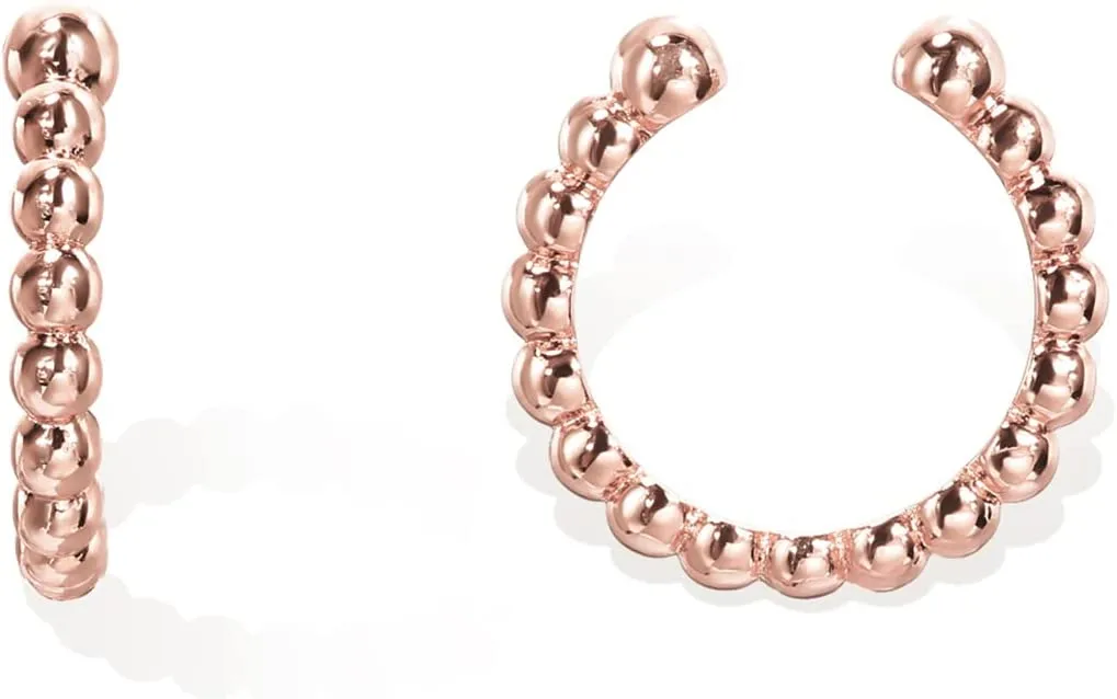 Huggie Ear Cuff Earrings  Beaded