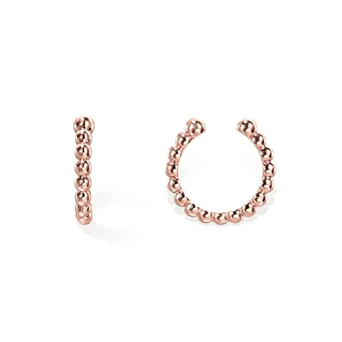 Huggie Ear Cuff Earrings  Beaded
