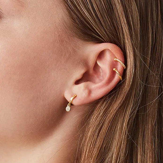 Huggie Ear Cuff Earrings  Plain