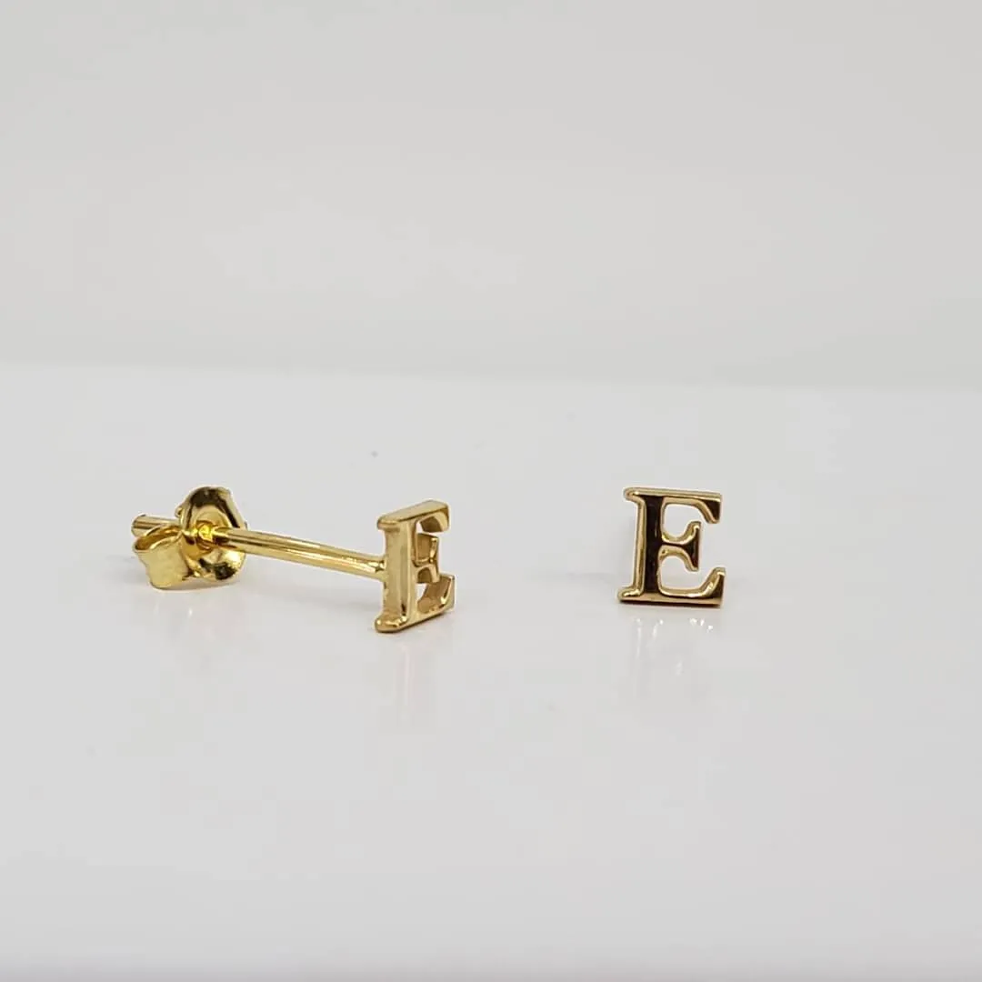 Initial Earrings