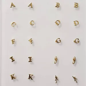 Initial Earrings