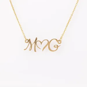 Initial Heart Necklace