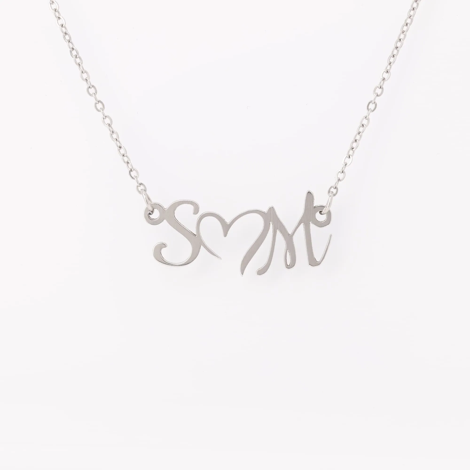 Initial Heart Necklace